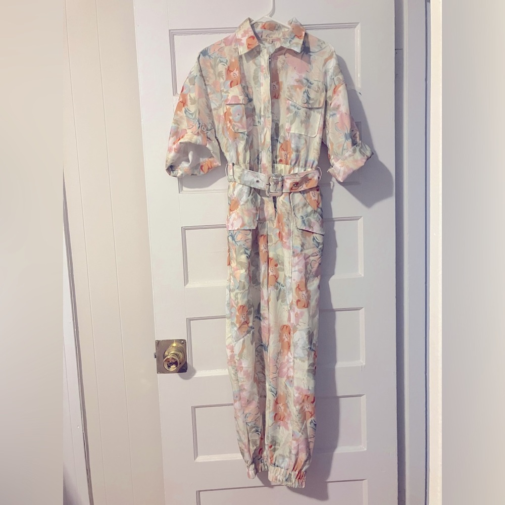 NWOT Floral jumpsuit by Lena